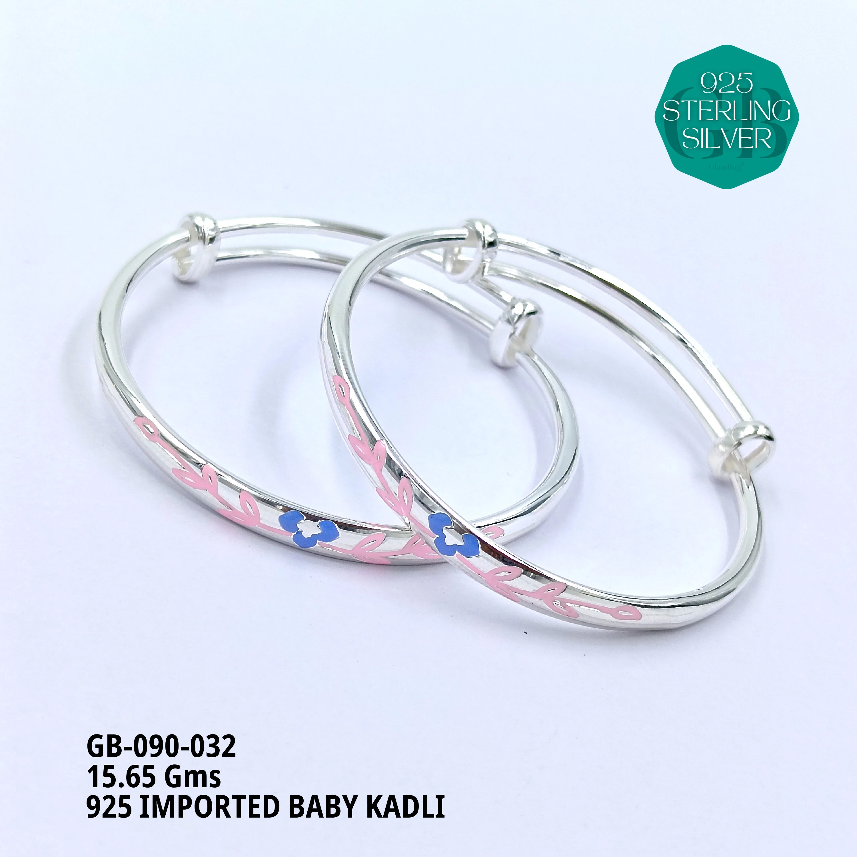 BABY ENM KADLI - Premium 925 Silver Jewellery - SKU: GB-090-032 - Hyderabad Silver Importers