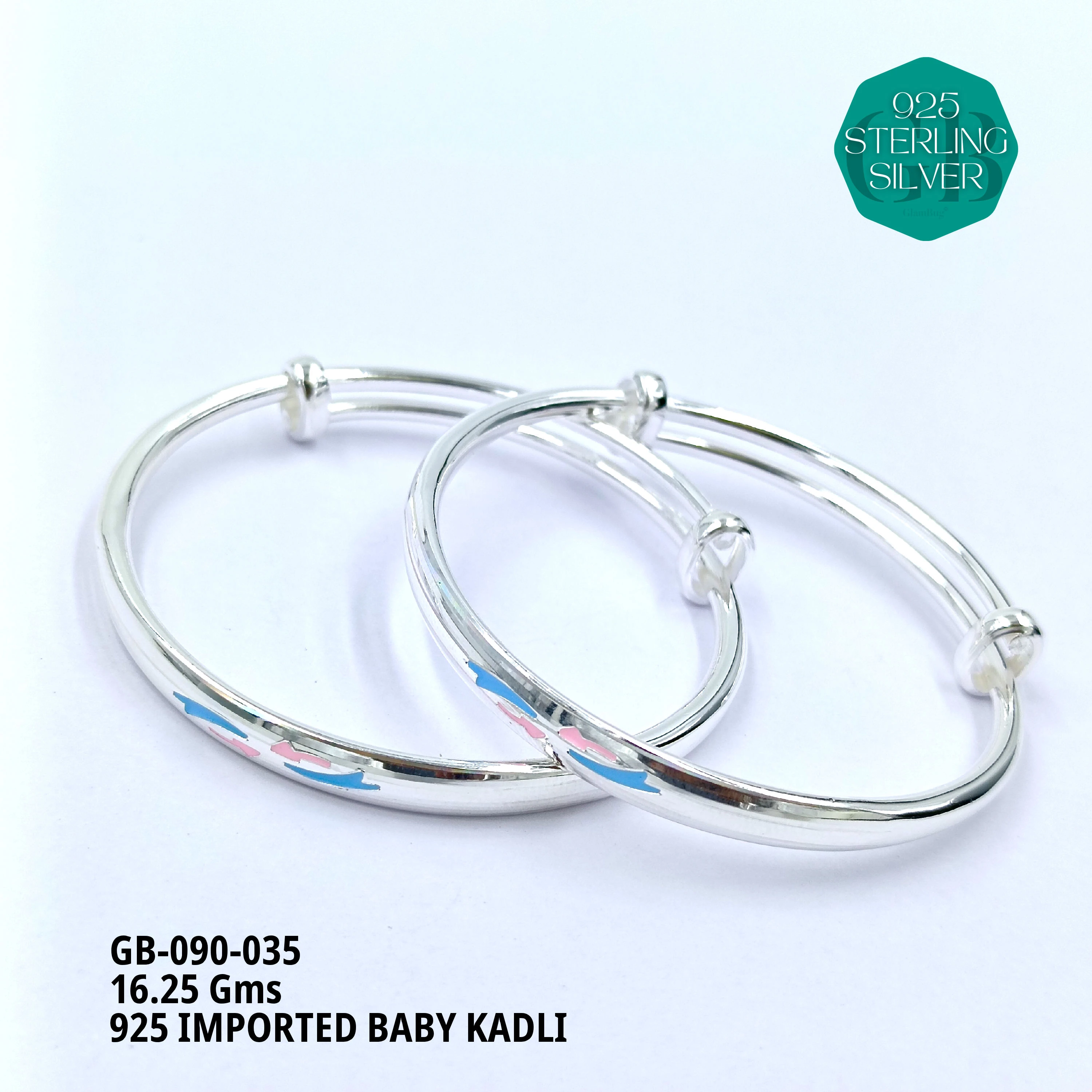BABY ENM KADLI - Premium 925 Silver Jewellery - SKU: GB-090-035 - Hyderabad Silver Importers