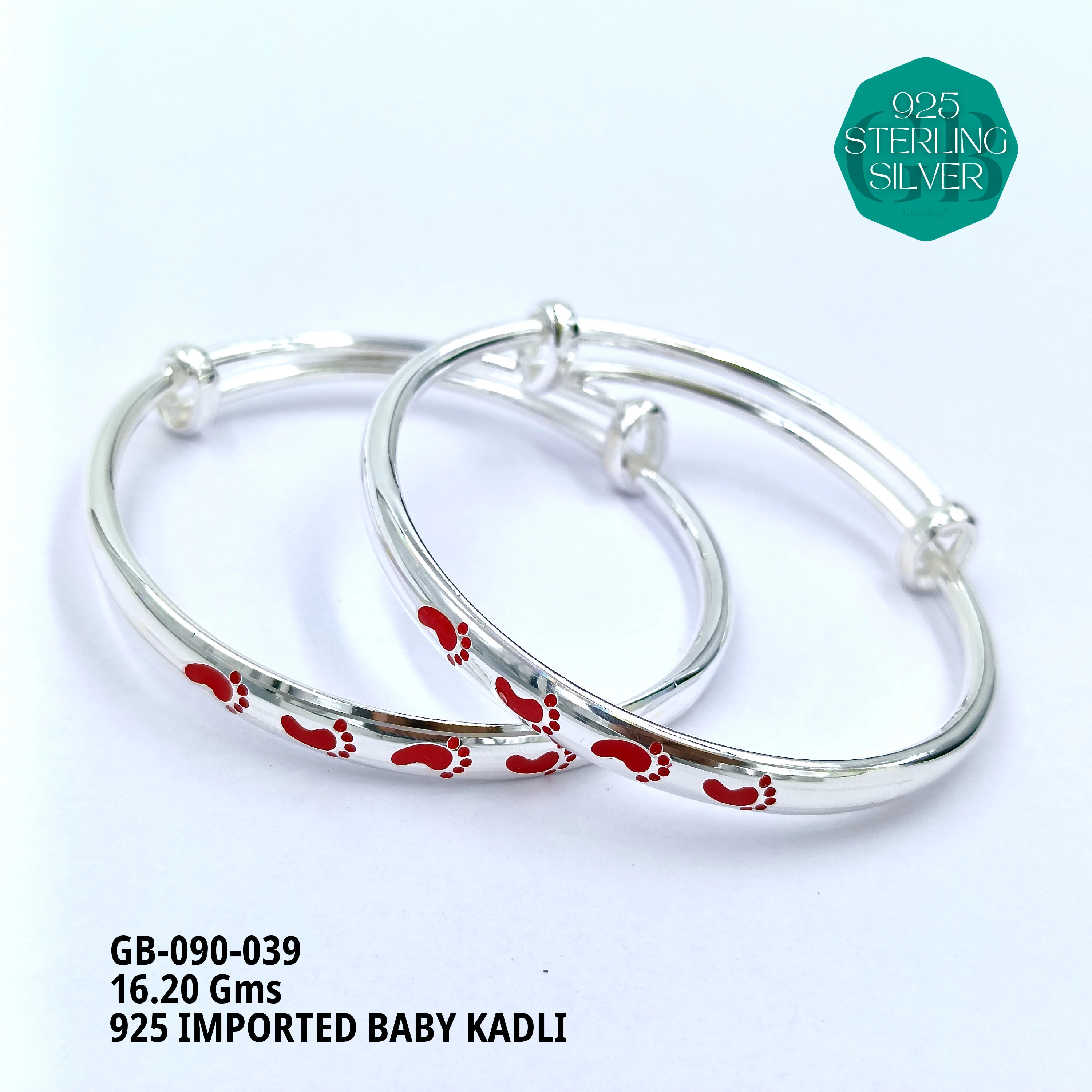 BABY ENM KADLI - Premium 925 Silver Jewellery - SKU: GB-090-039 - Hyderabad Silver Importers