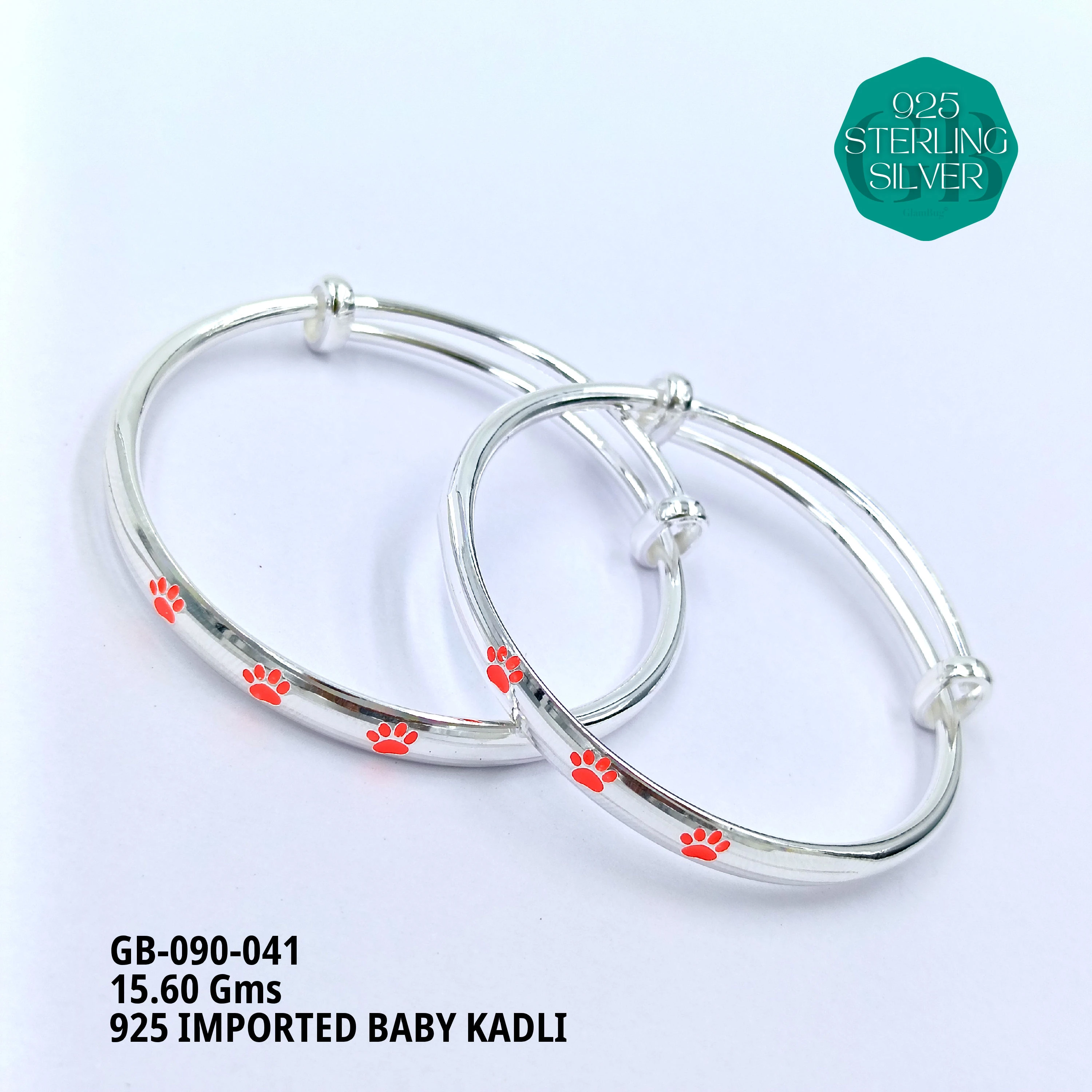 BABY ENM KADLI - Premium 925 Silver Jewellery - SKU: GB-090-041 - Hyderabad Silver Importers