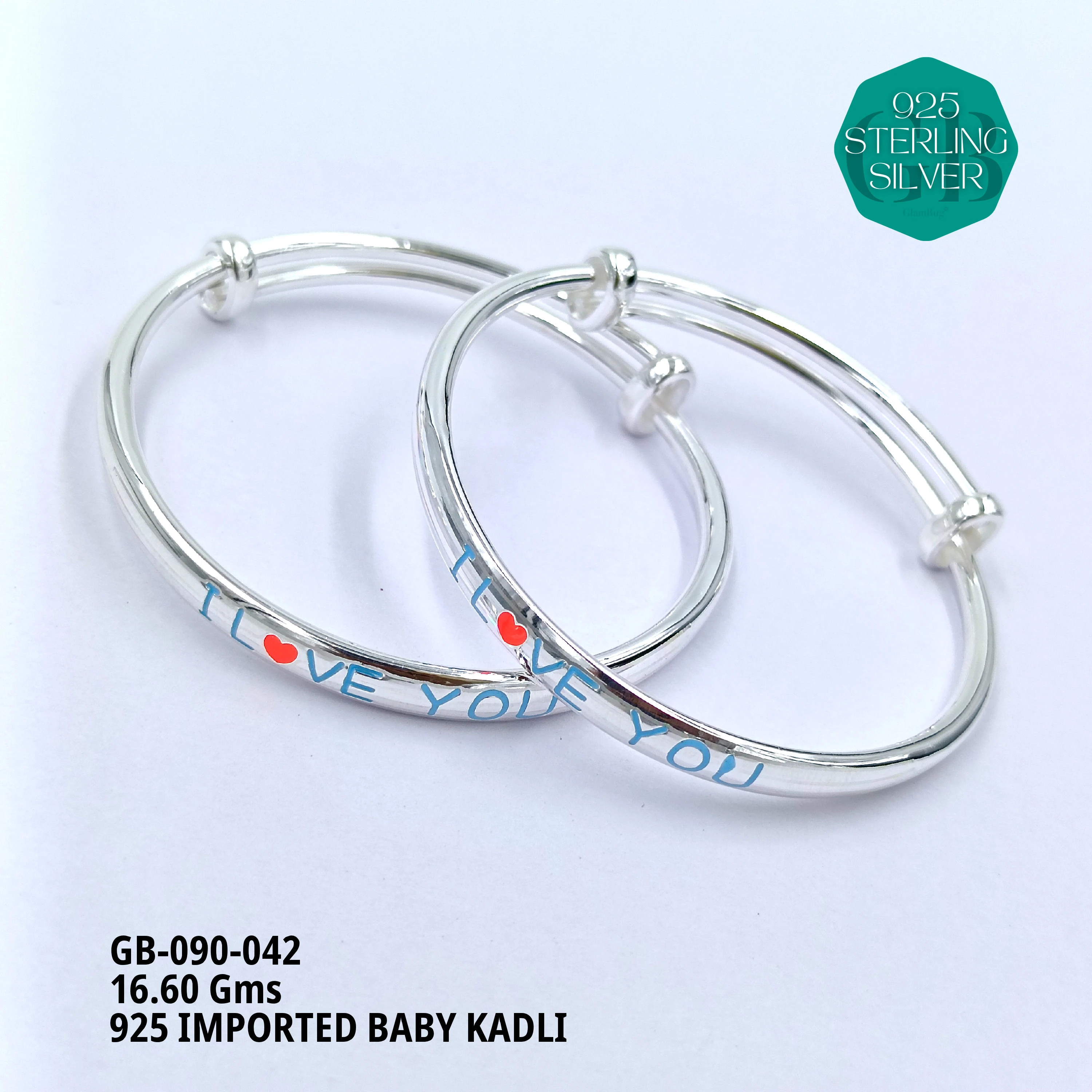 BABY ENM KADLI - Premium 925 Silver Jewellery - SKU: GB-090-042 - Hyderabad Silver Importers