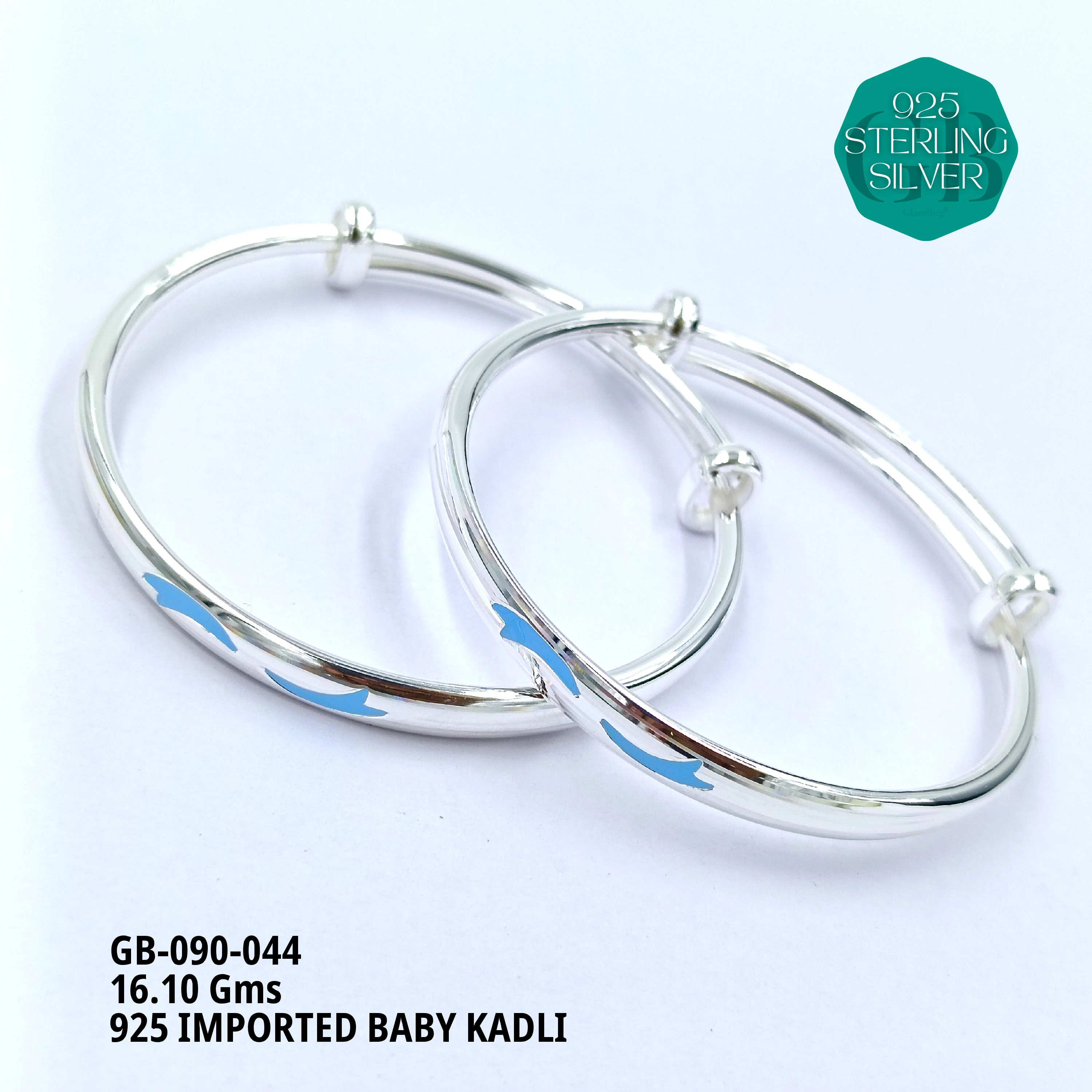 BABY ENM KADLI - Premium 925 Silver Jewellery - SKU: GB-090-044 - Hyderabad Silver Importers