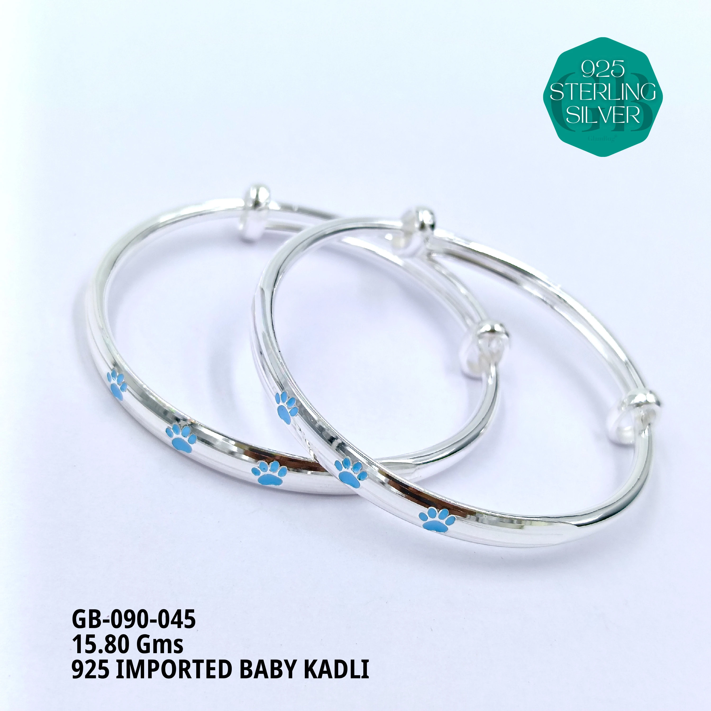 BABY ENM KADLI - Premium 925 Silver Jewellery - SKU: GB-090-045 - Hyderabad Silver Importers