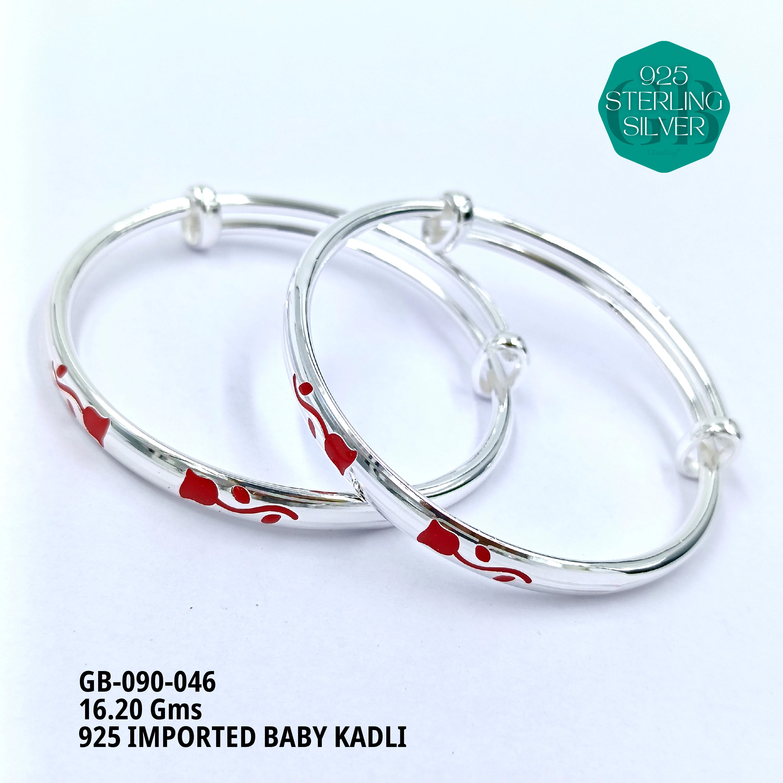 BABY ENM KADLI - Premium 925 Silver Jewellery - SKU: GB-090-046 - Hyderabad Silver Importers