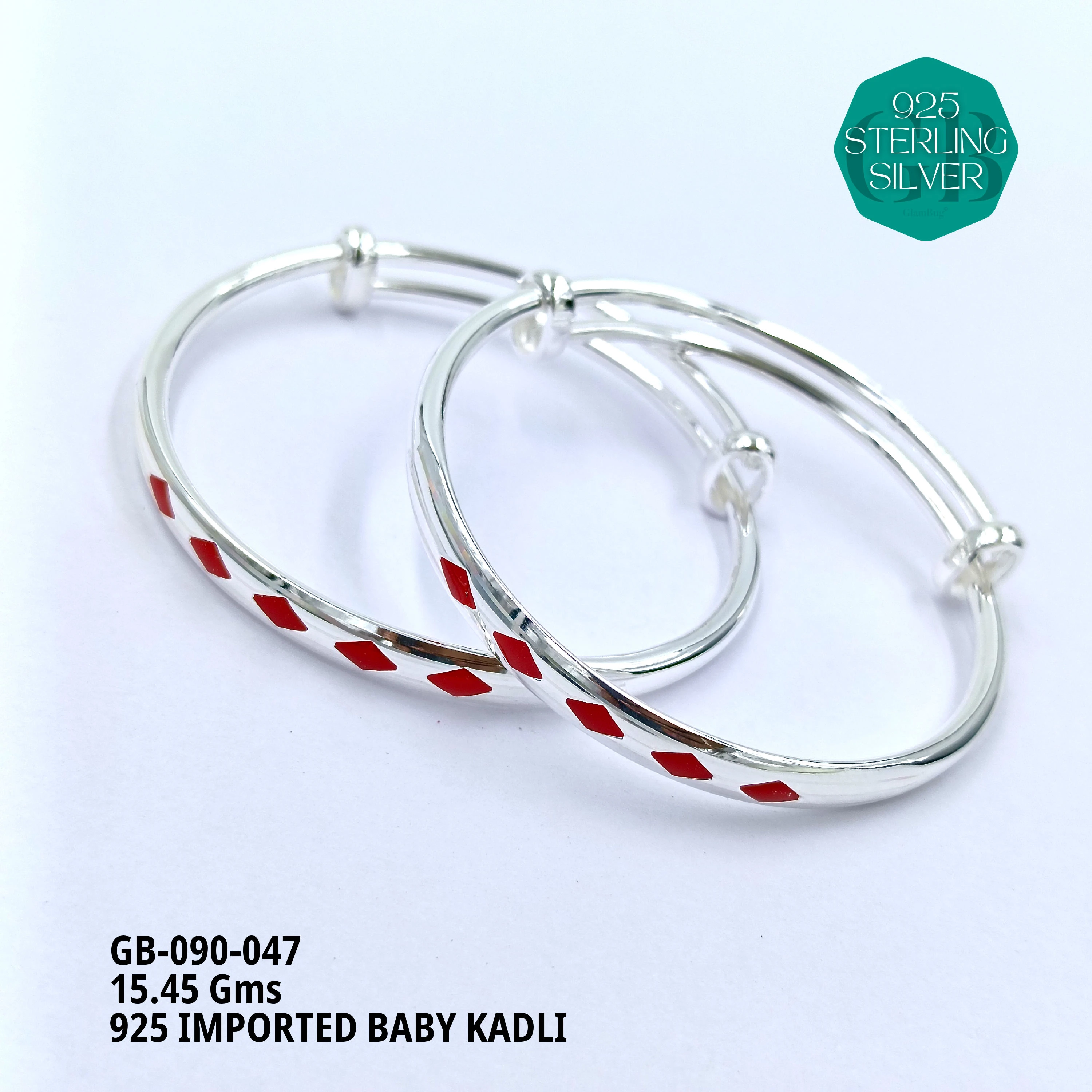 BABY ENM KADLI - Premium 925 Silver Jewellery - SKU: GB-090-047 - Hyderabad Silver Importers