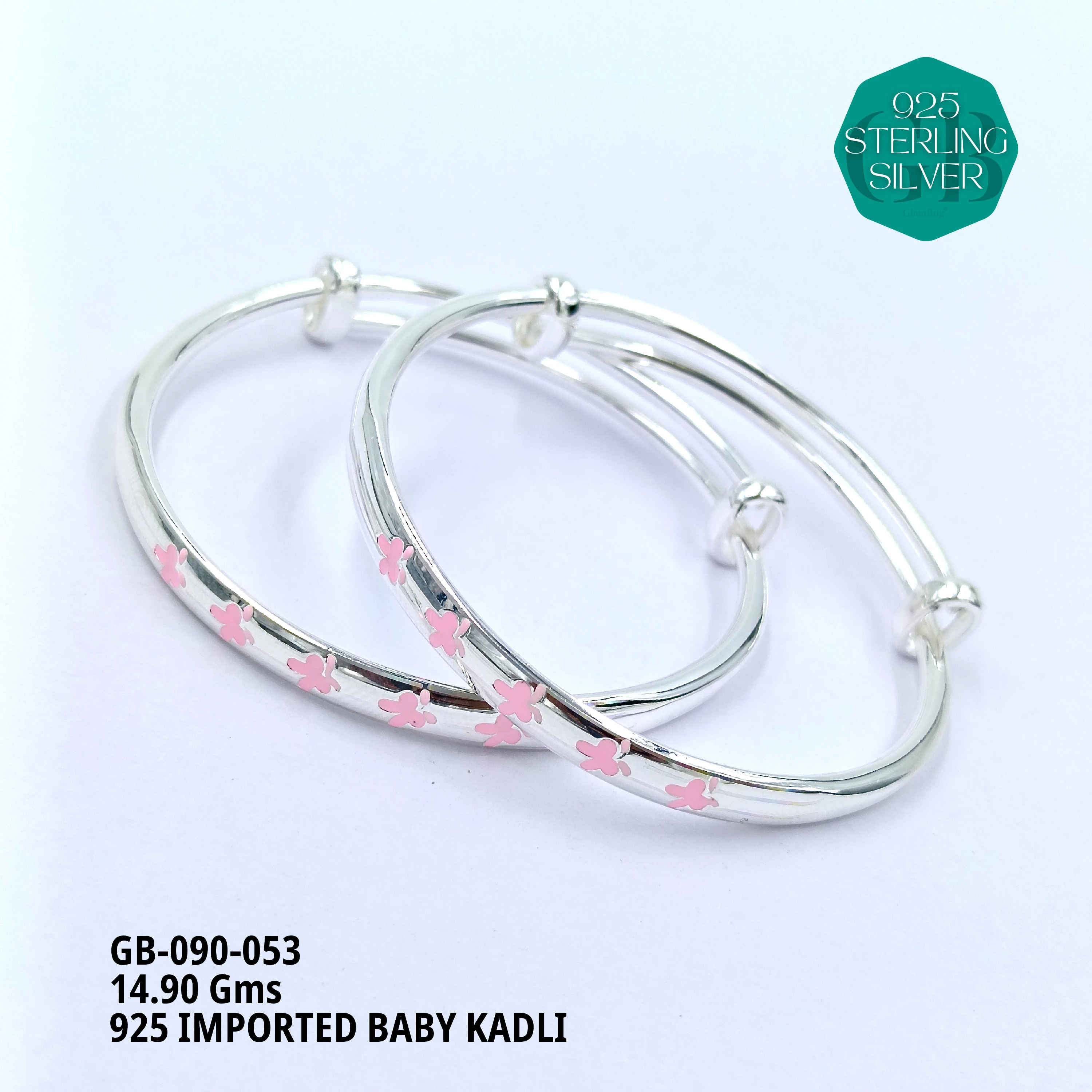 BABY ENM KADLI - Premium 925 Silver Jewellery - SKU: GB-090-053 - Hyderabad Silver Importers