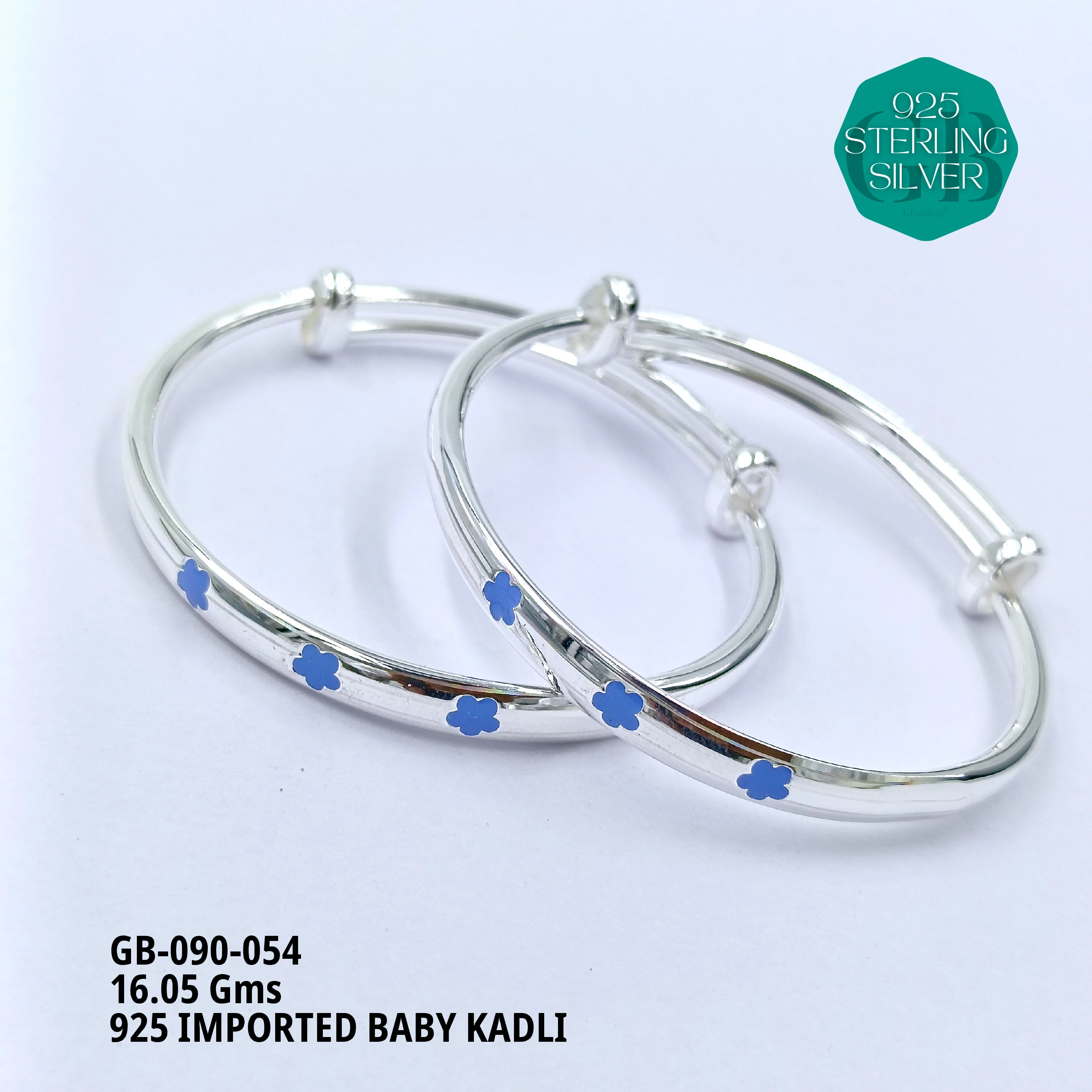 BABY ENM KADLI - Premium 925 Silver Jewellery - SKU: GB-090-054 - Hyderabad Silver Importers