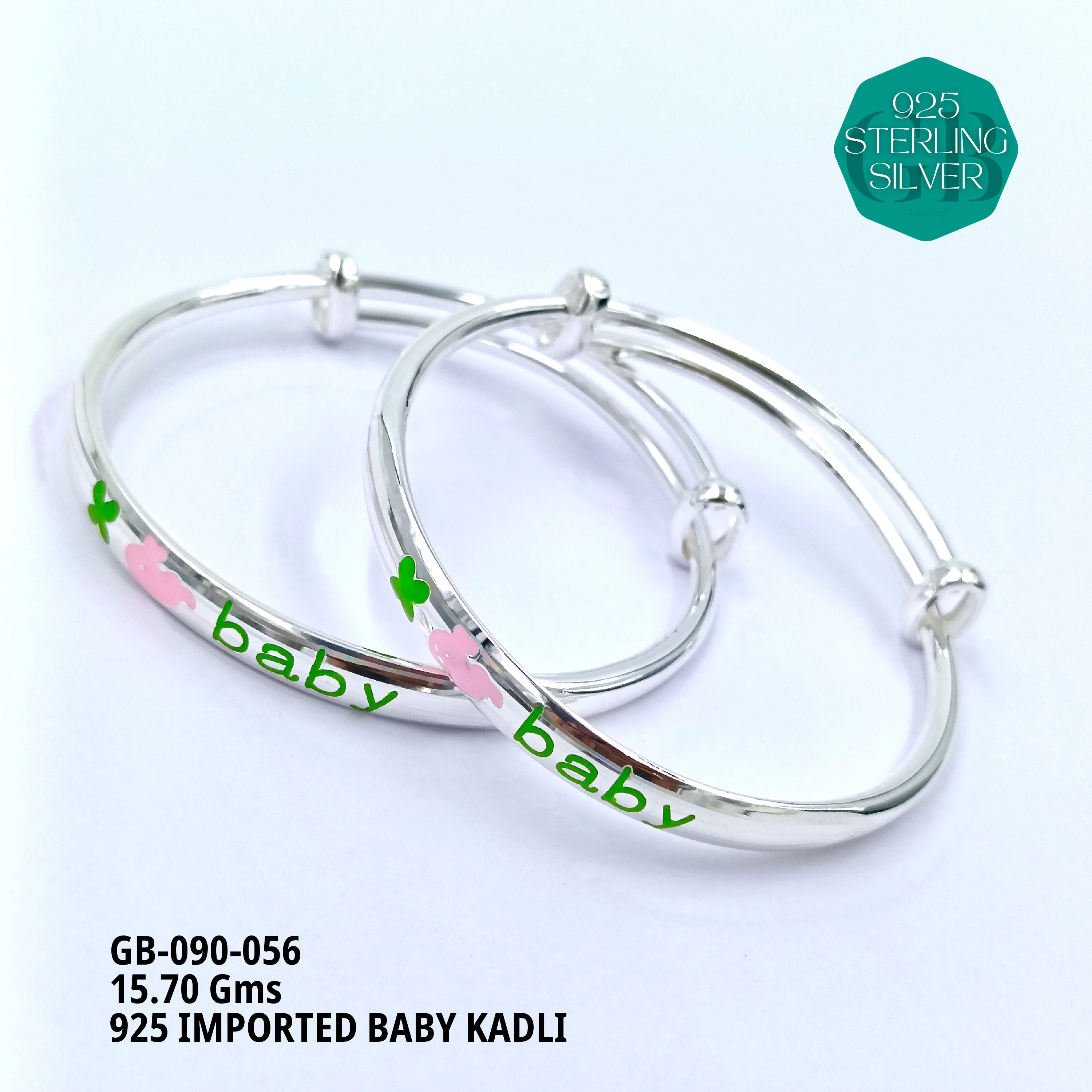 BABY ENM KADLI - Premium 925 Silver Jewellery - SKU: GB-090-056 - Hyderabad Silver Importers