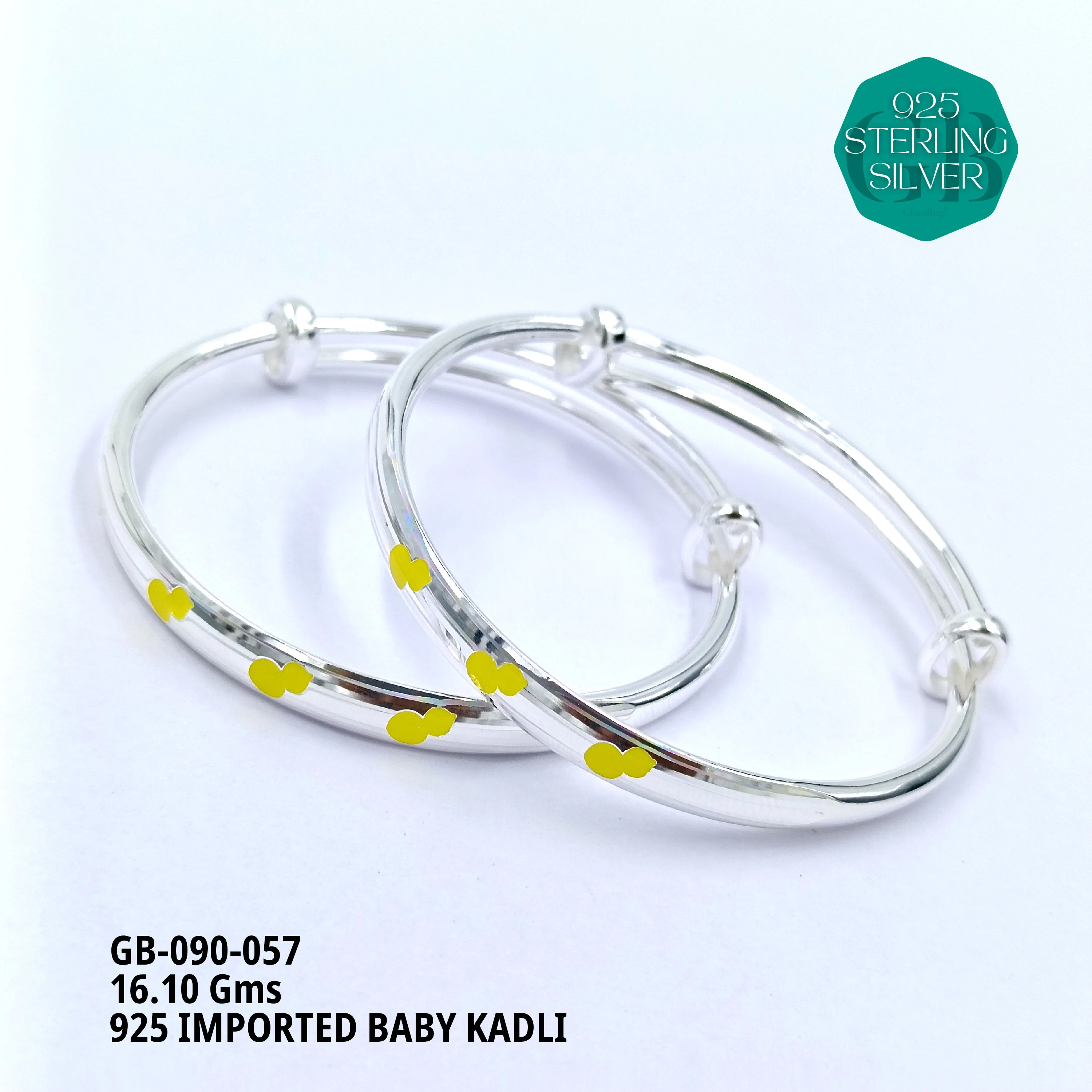 BABY ENM KADLI - Premium 925 Silver Jewellery - SKU: GB-090-057 - Hyderabad Silver Importers