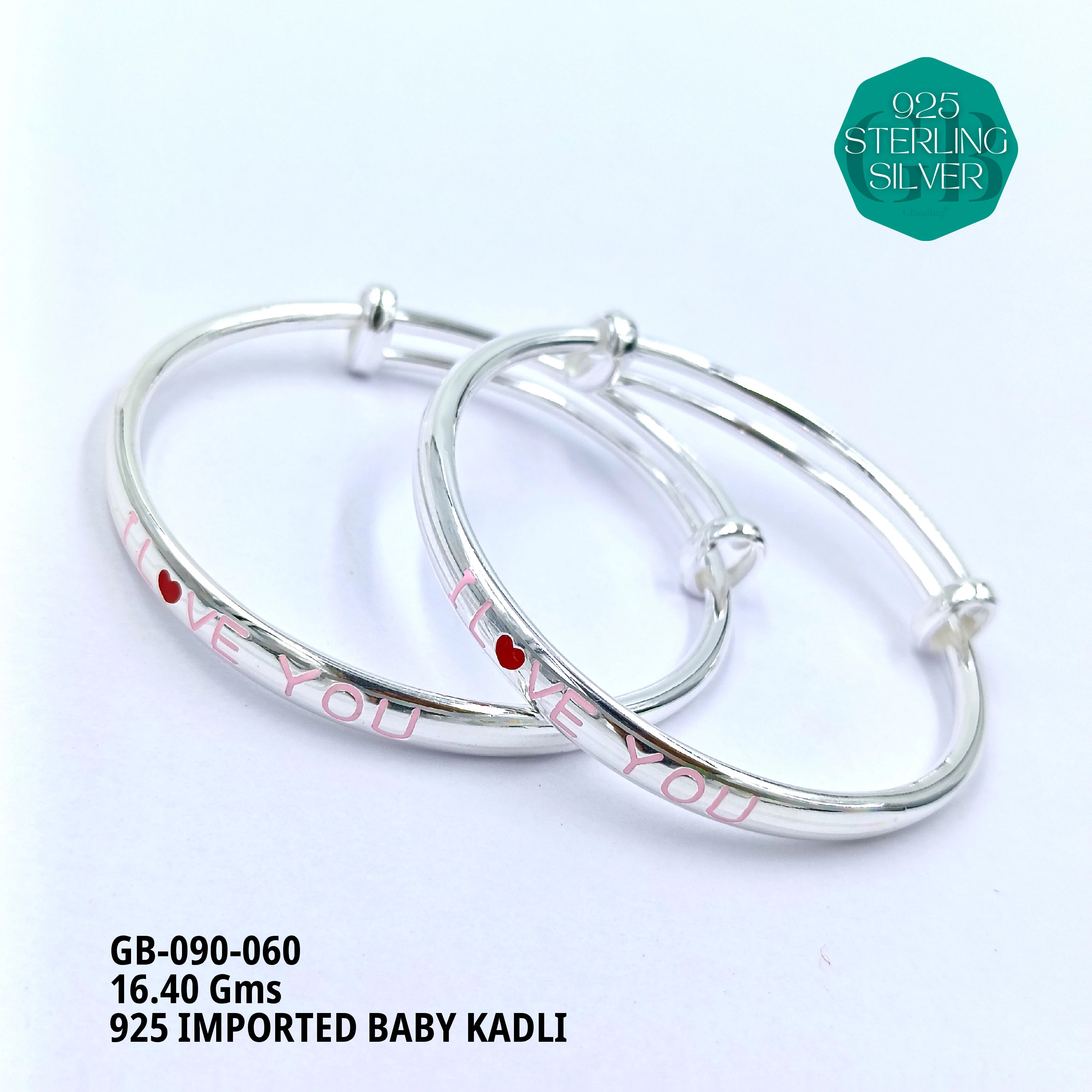 BABY ENM KADLI - Premium 925 Silver Jewellery - SKU: GB-090-060 - Hyderabad Silver Importers