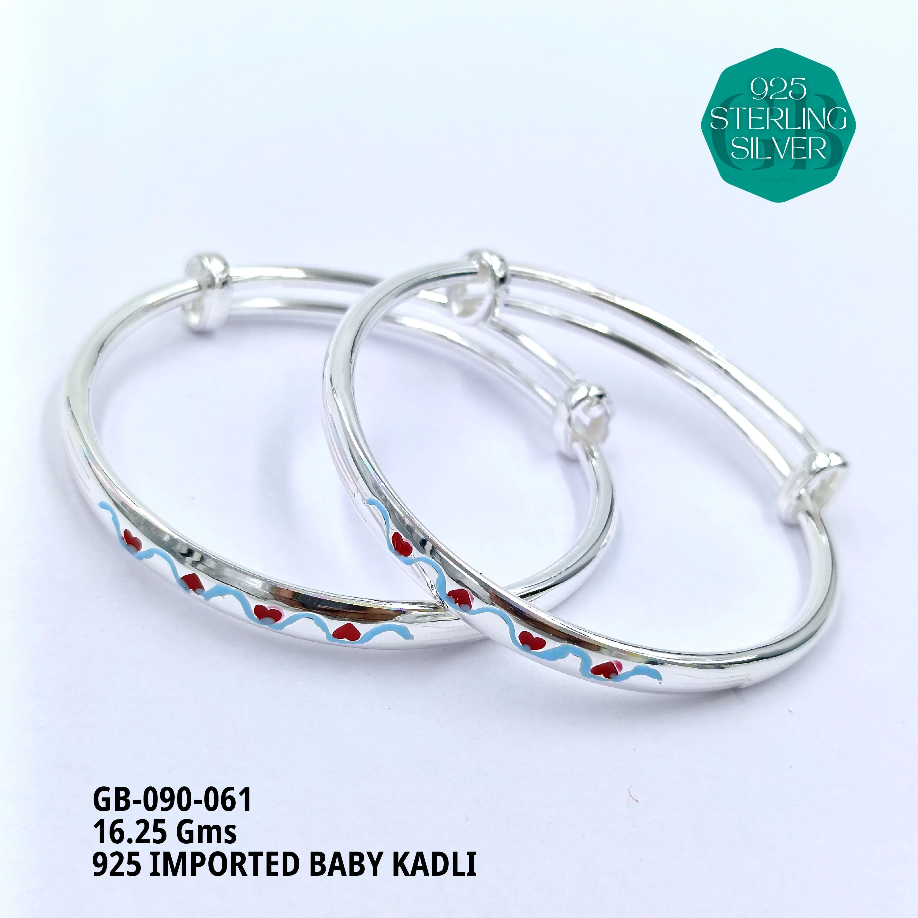 BABY ENM KADLI - Premium 925 Silver Jewellery - SKU: GB-090-061 - Hyderabad Silver Importers