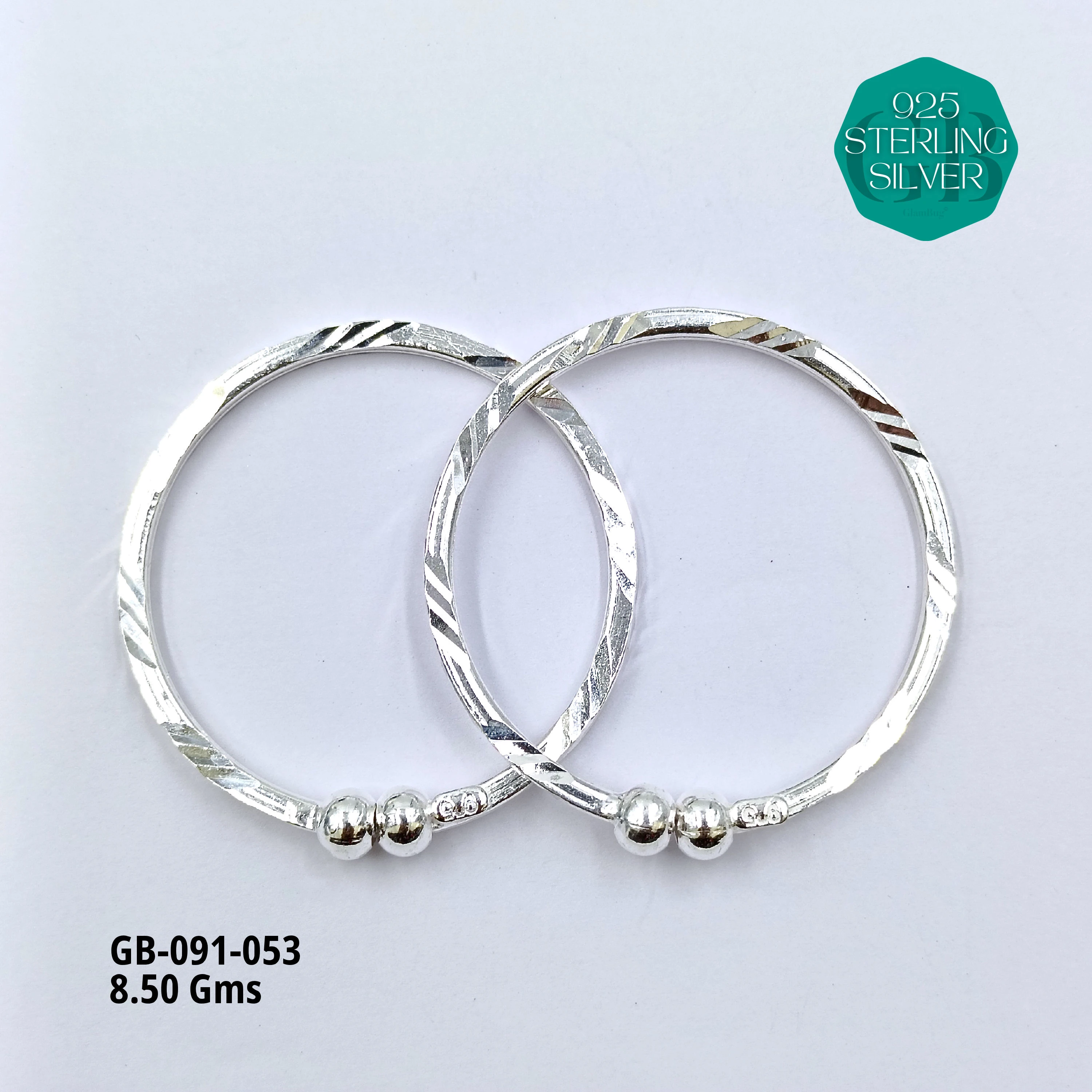 BABY ENM KADLI A+ - Premium 925 Silver Jewellery - SKU: GB-091-053 - Hyderabad Silver Importers