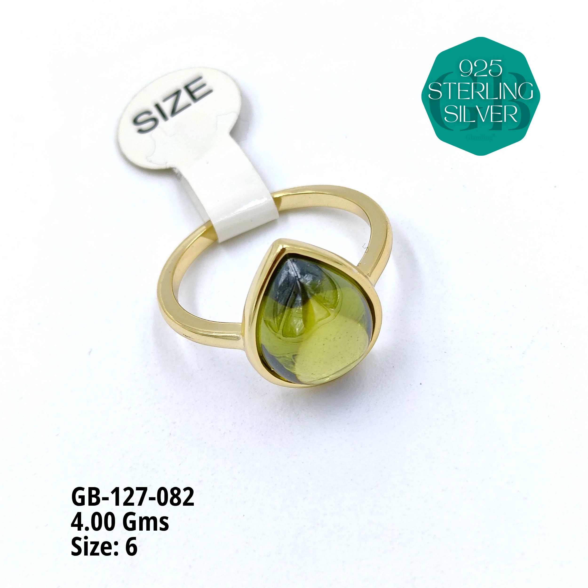 LUXURY - PREMIUM RINGS - Premium 925 Silver Jewellery - SKU: GB-127-082 - Hyderabad Silver Importers