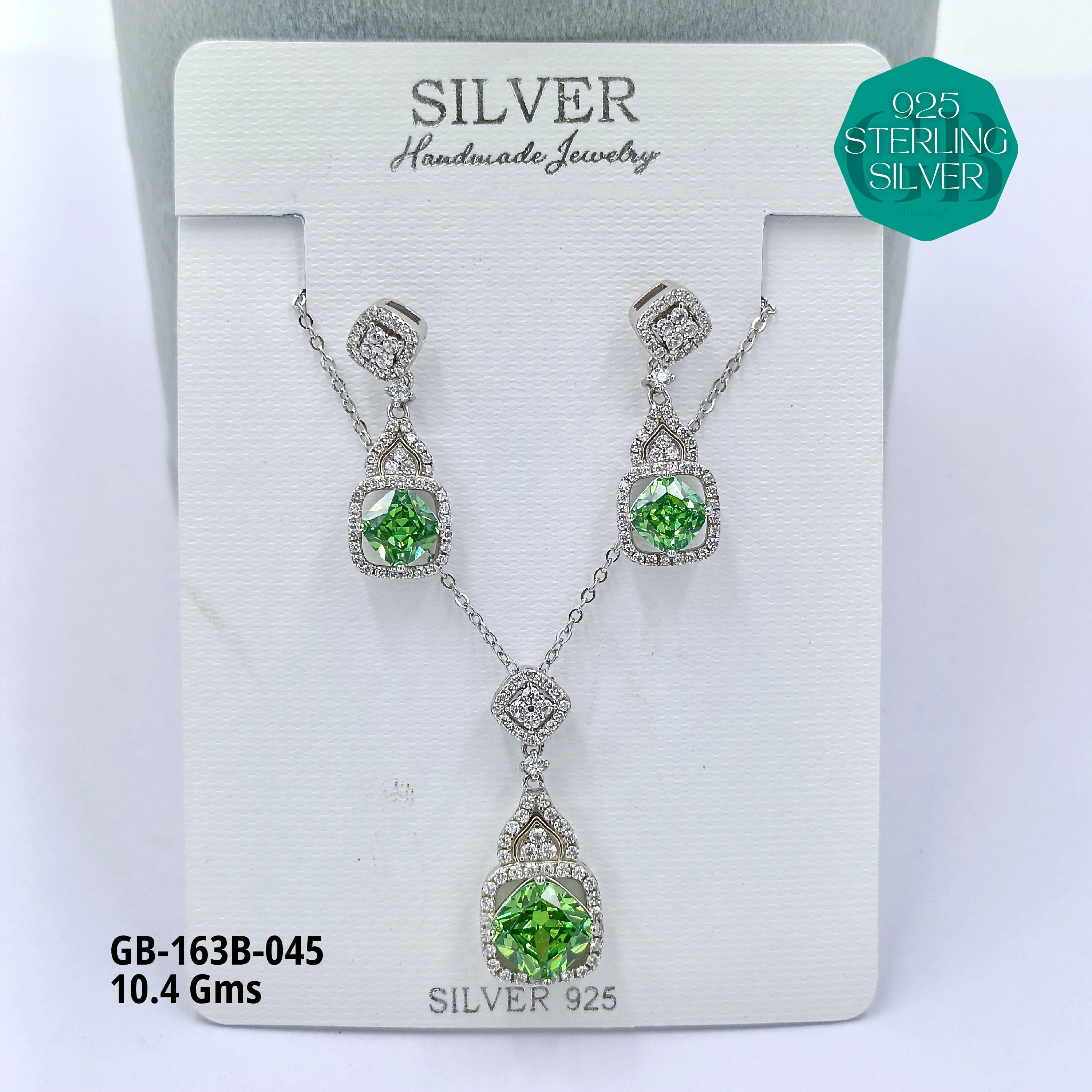 EXCLUSIVE CHAIN PENDANT - Premium 925 Silver Jewellery - SKU: GB-163B-045 - Hyderabad Silver Importers