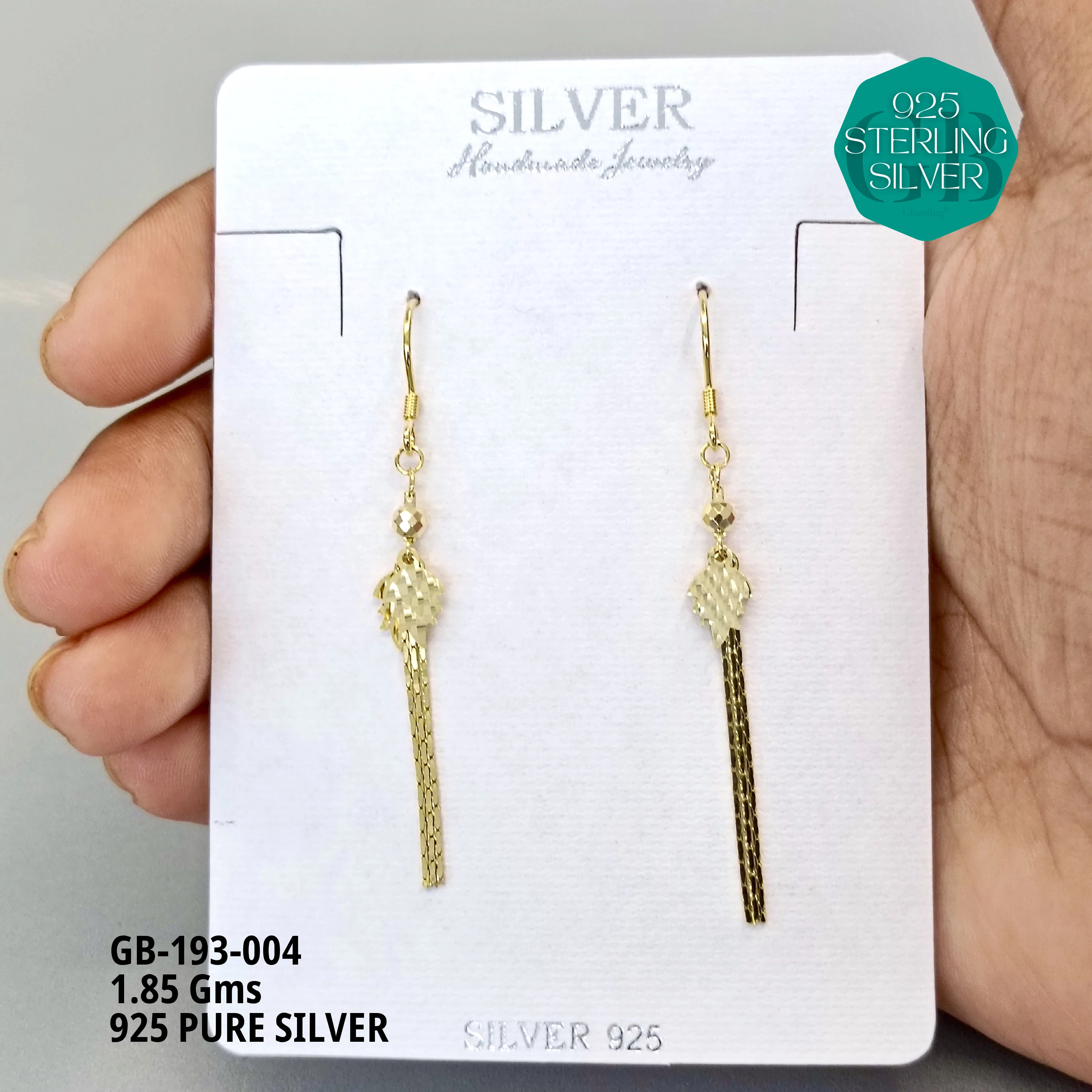 EXCLUSIVE HOOKS / SUI DHAGA - Premium 925 Silver Jewellery - SKU: GB-193-004 - Hyderabad Silver Importers