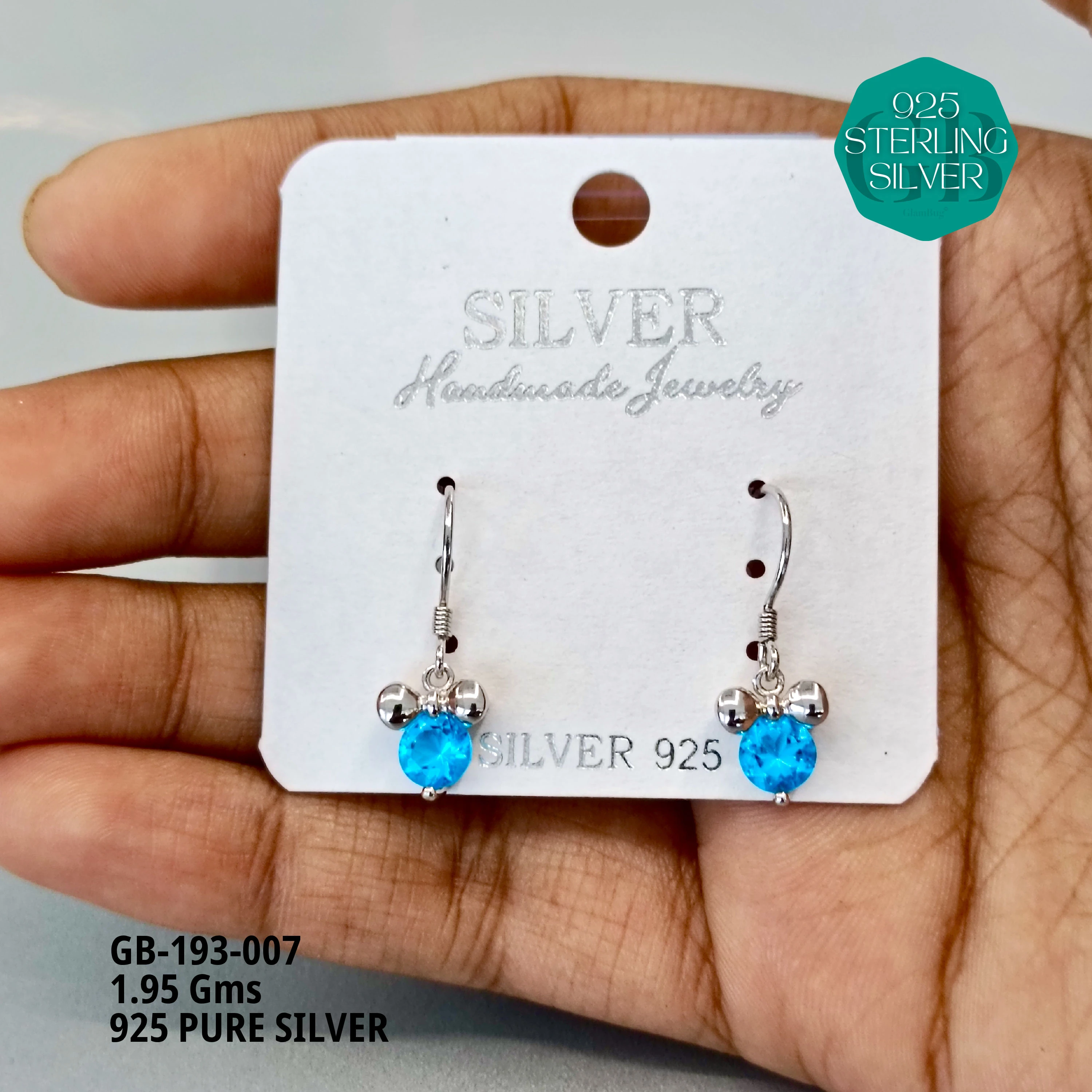 EXCLUSIVE HOOKS / SUI DHAGA - Premium 925 Silver Jewellery - SKU: GB-193-007 - Hyderabad Silver Importers