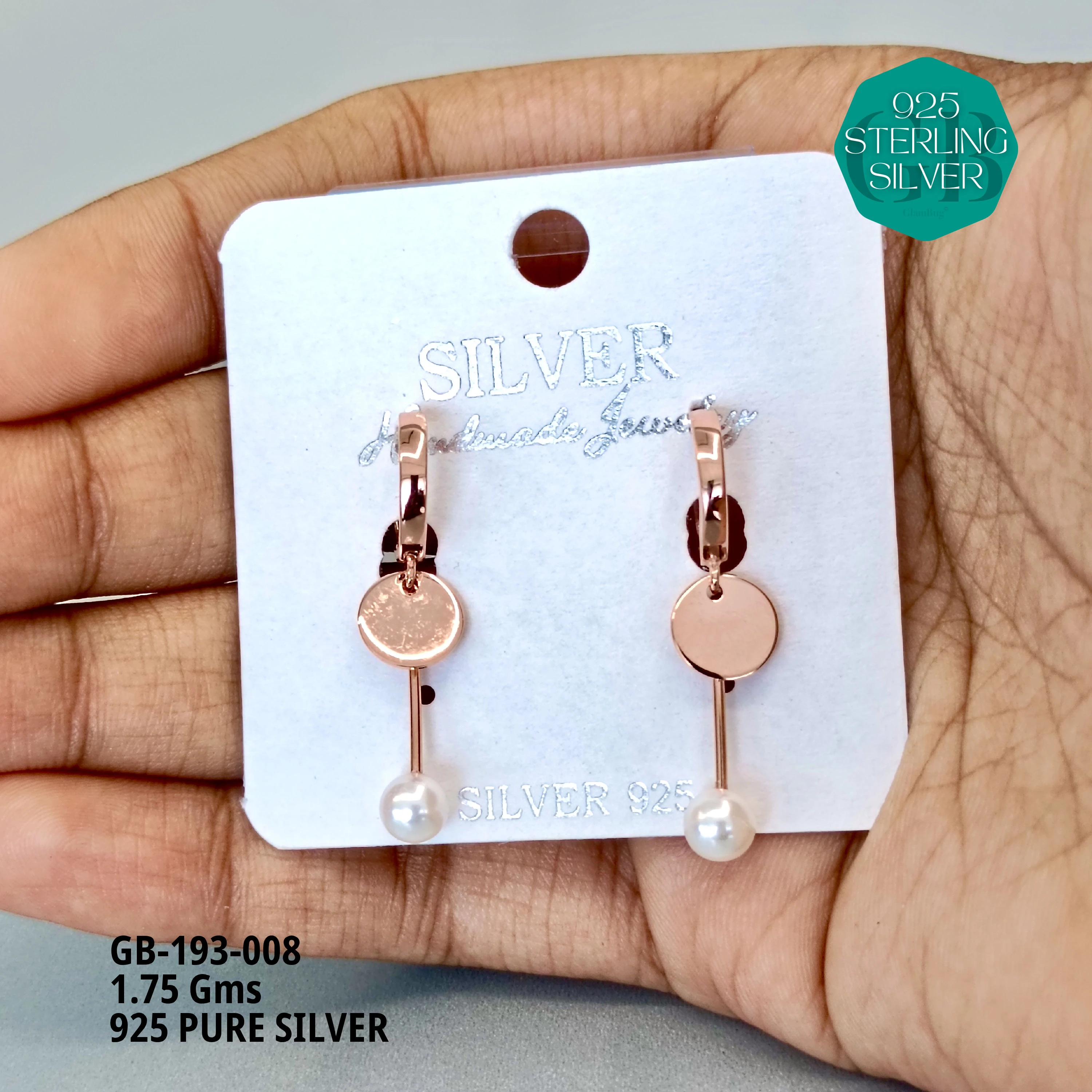 EXCLUSIVE HOOKS / SUI DHAGA - Premium 925 Silver Jewellery - SKU: GB-193-008 - Hyderabad Silver Importers