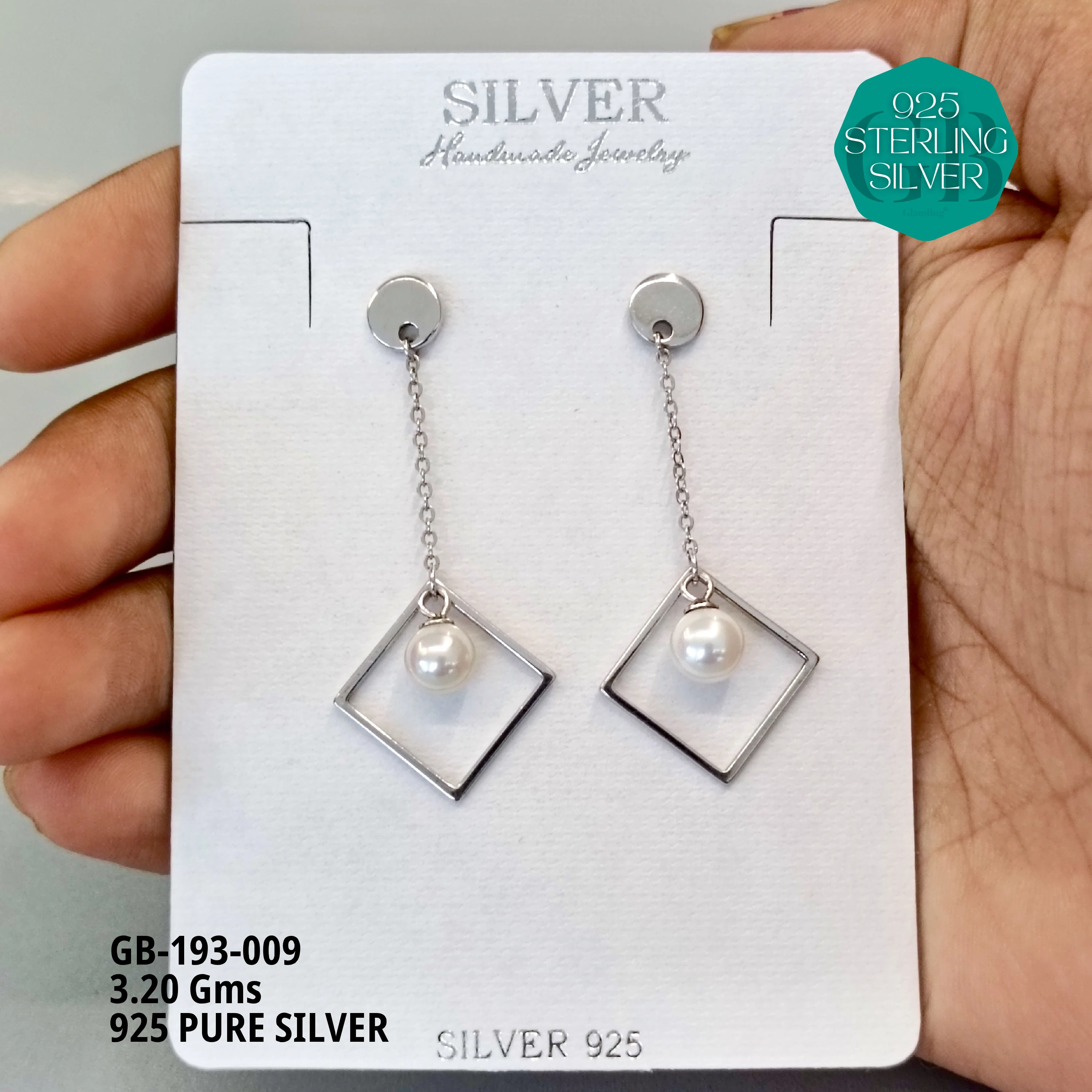 EXCLUSIVE HOOKS / SUI DHAGA - Premium 925 Silver Jewellery - SKU: GB-193-009 - Hyderabad Silver Importers