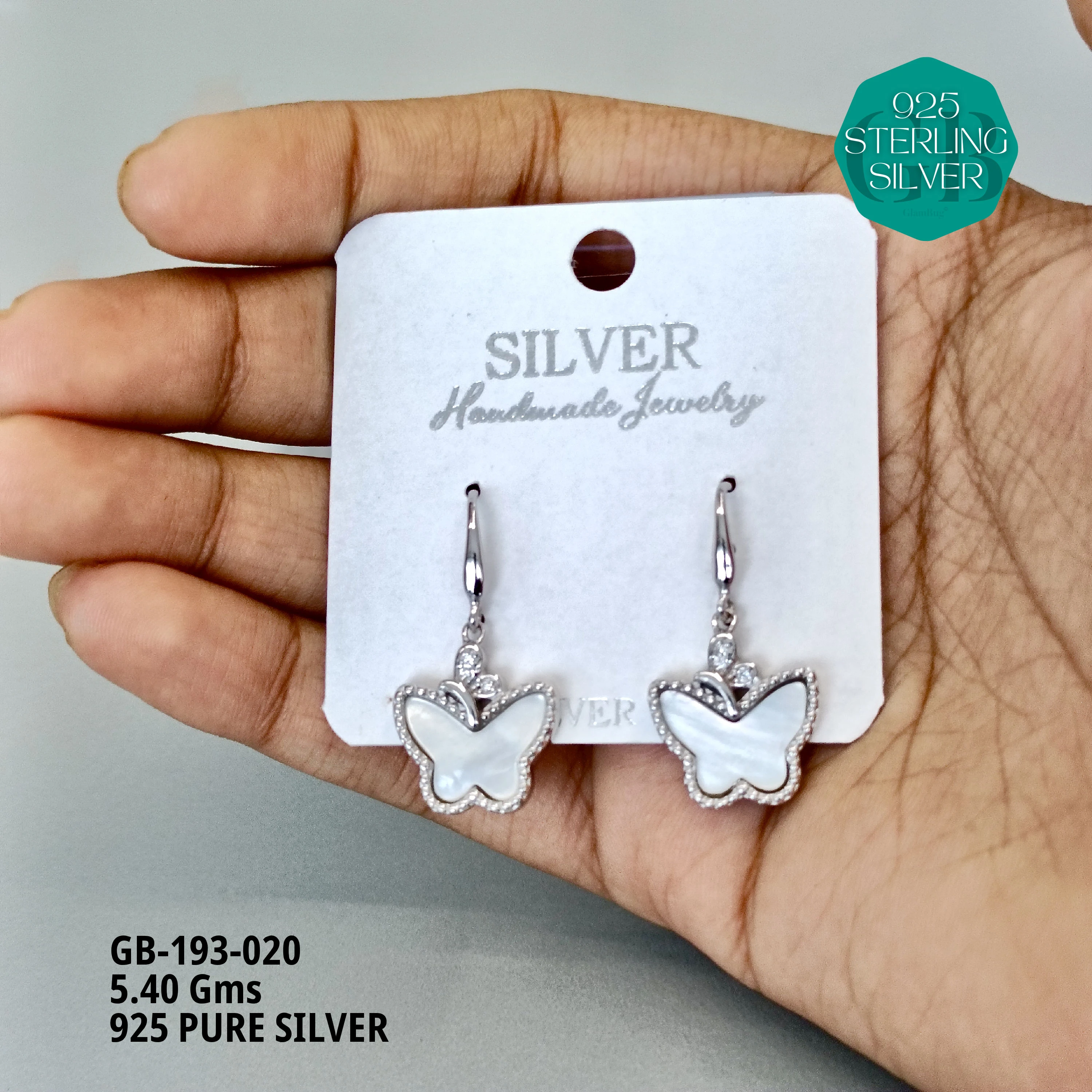 EXCLUSIVE HOOKS / SUI DHAGA - Premium 925 Silver Jewellery - SKU: GB-193-020 - Hyderabad Silver Importers