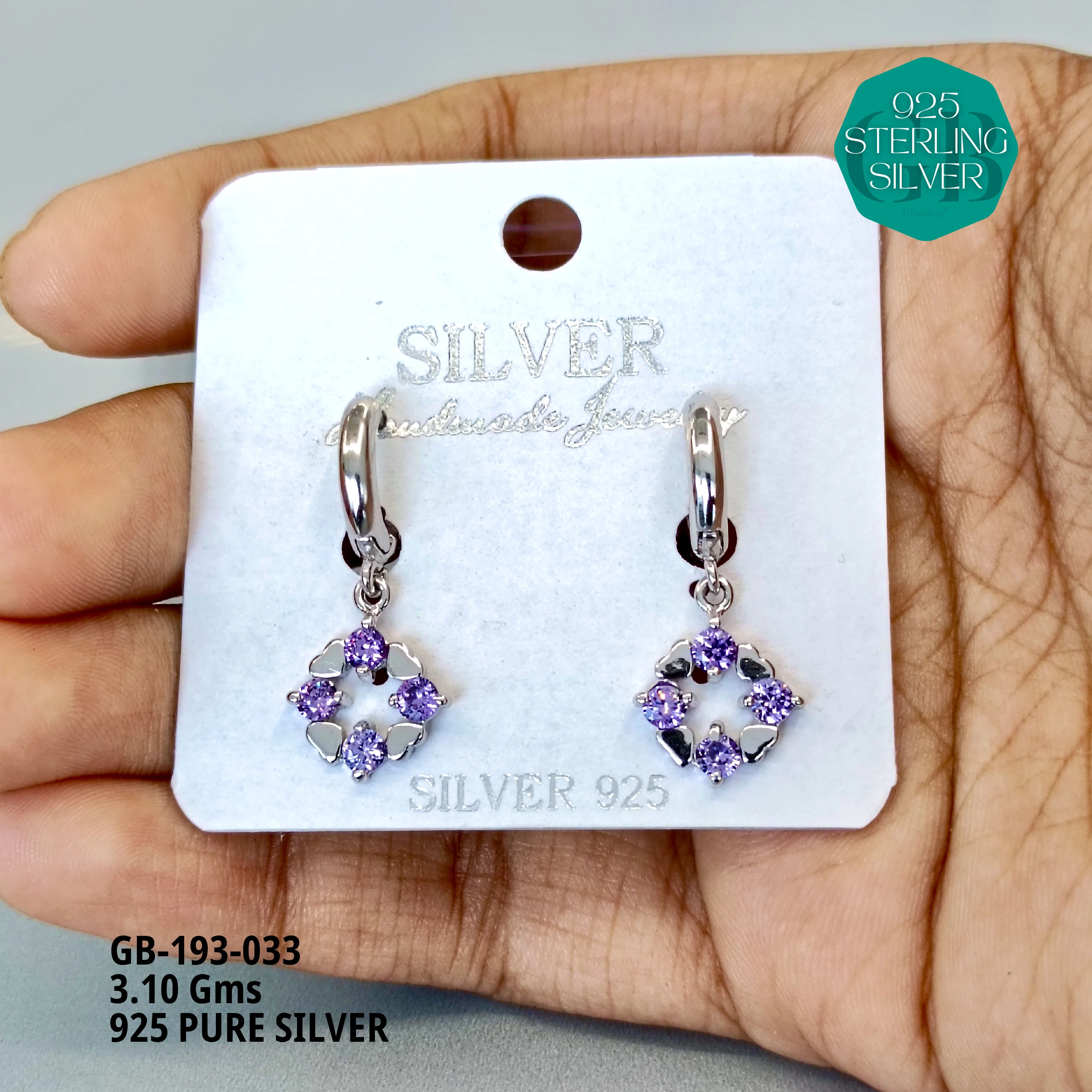 EXCLUSIVE HOOKS / SUI DHAGA - Premium 925 Silver Jewellery - SKU: GB-193-033 - Hyderabad Silver Importers