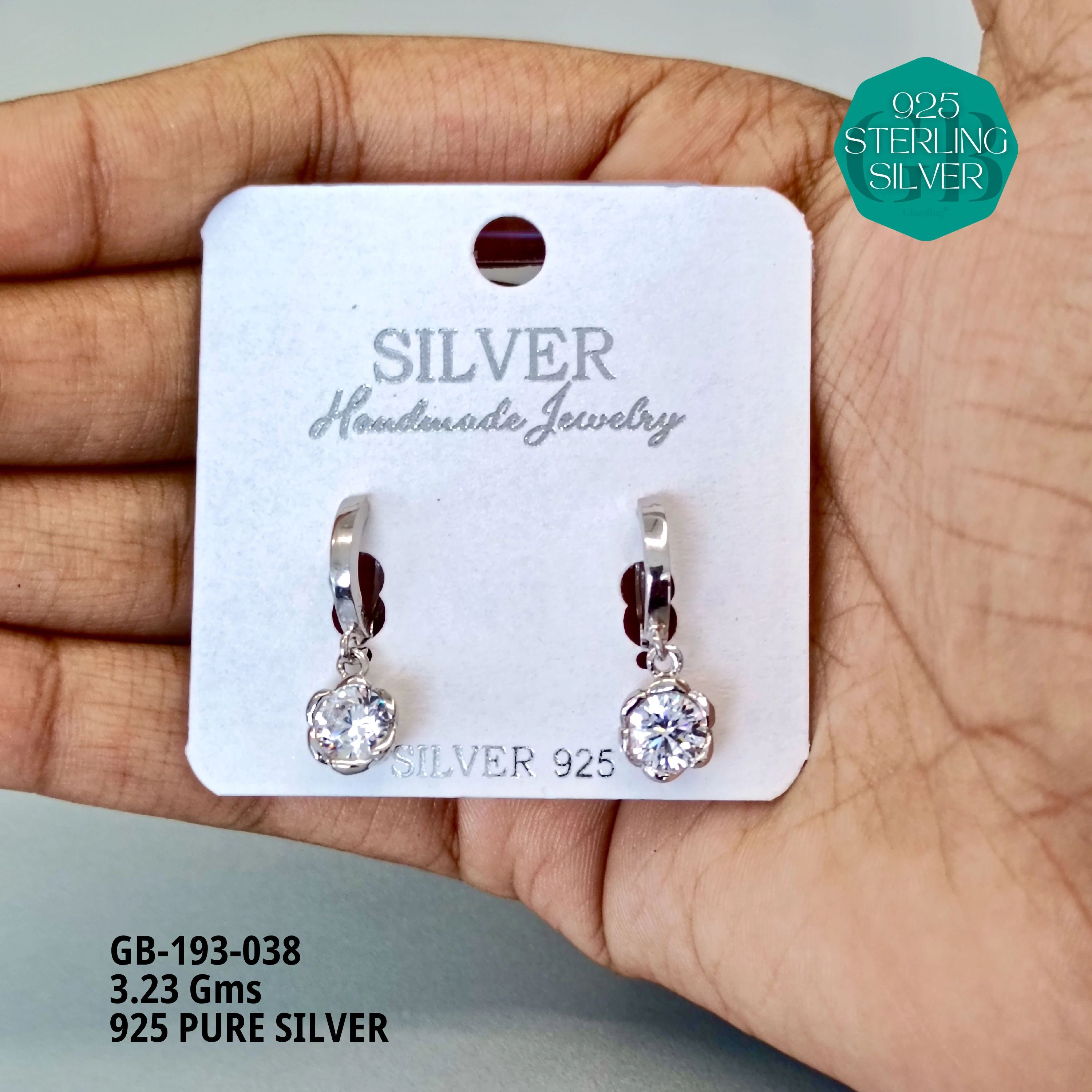 EXCLUSIVE HOOKS / SUI DHAGA - Premium 925 Silver Jewellery - SKU: GB-193-038 - Hyderabad Silver Importers
