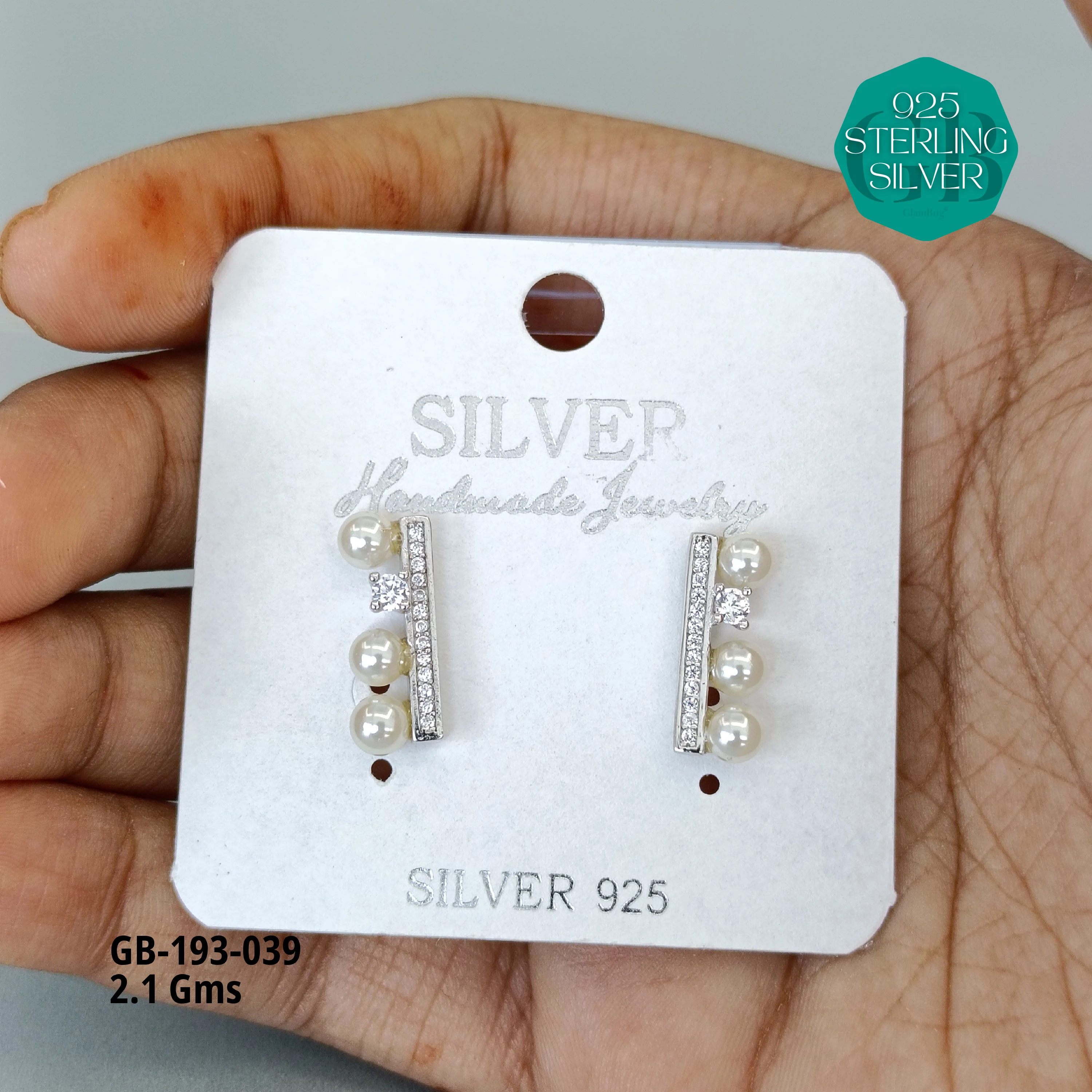 EXCLUSIVE HOOKS / SUI DHAGA - Premium 925 Silver Jewellery - SKU: GB-193-039 - Hyderabad Silver Importers