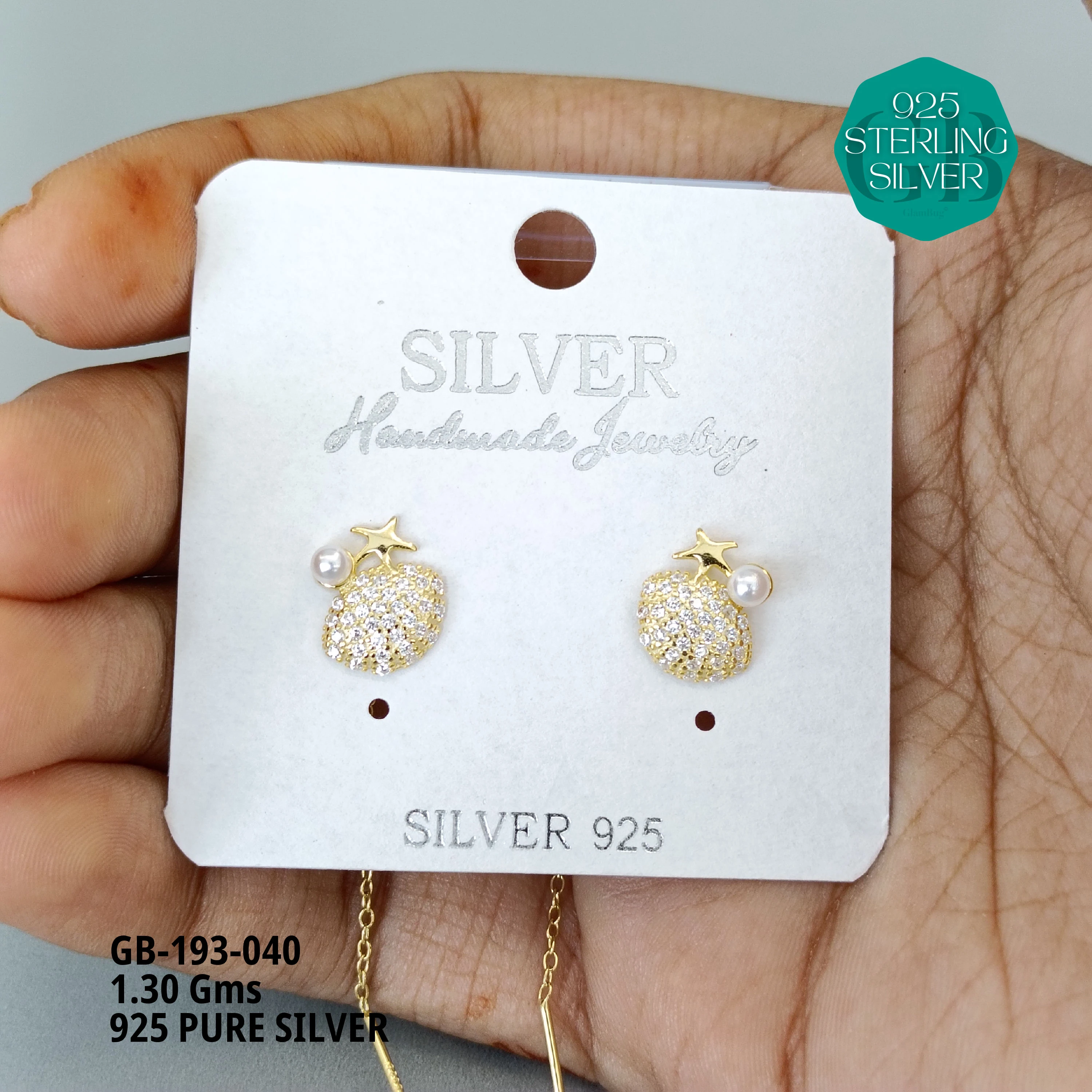 EXCLUSIVE HOOKS / SUI DHAGA - Premium 925 Silver Jewellery - SKU: GB-193-040 - Hyderabad Silver Importers