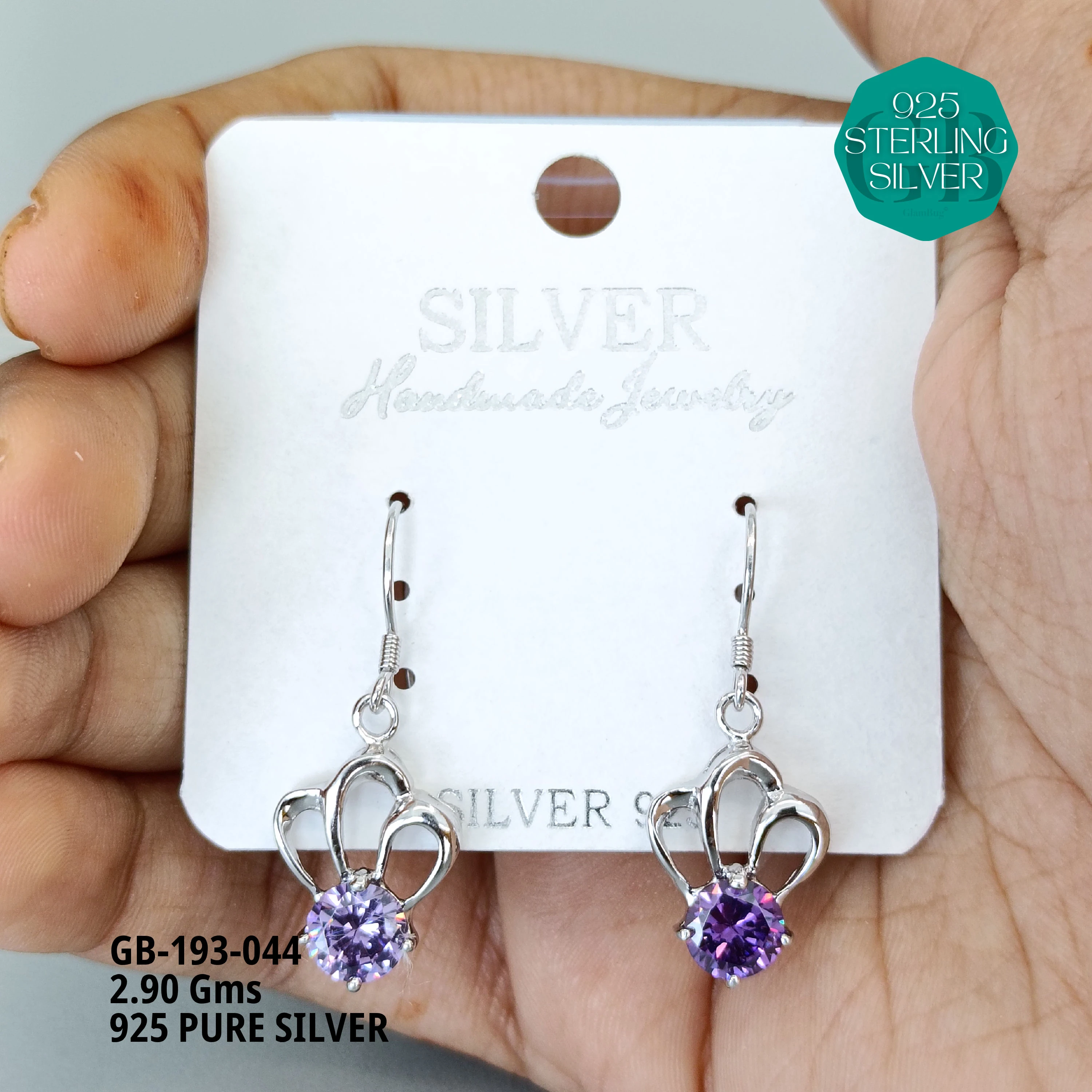 EXCLUSIVE HOOKS / SUI DHAGA - Premium 925 Silver Jewellery - SKU: GB-193-044 - Hyderabad Silver Importers