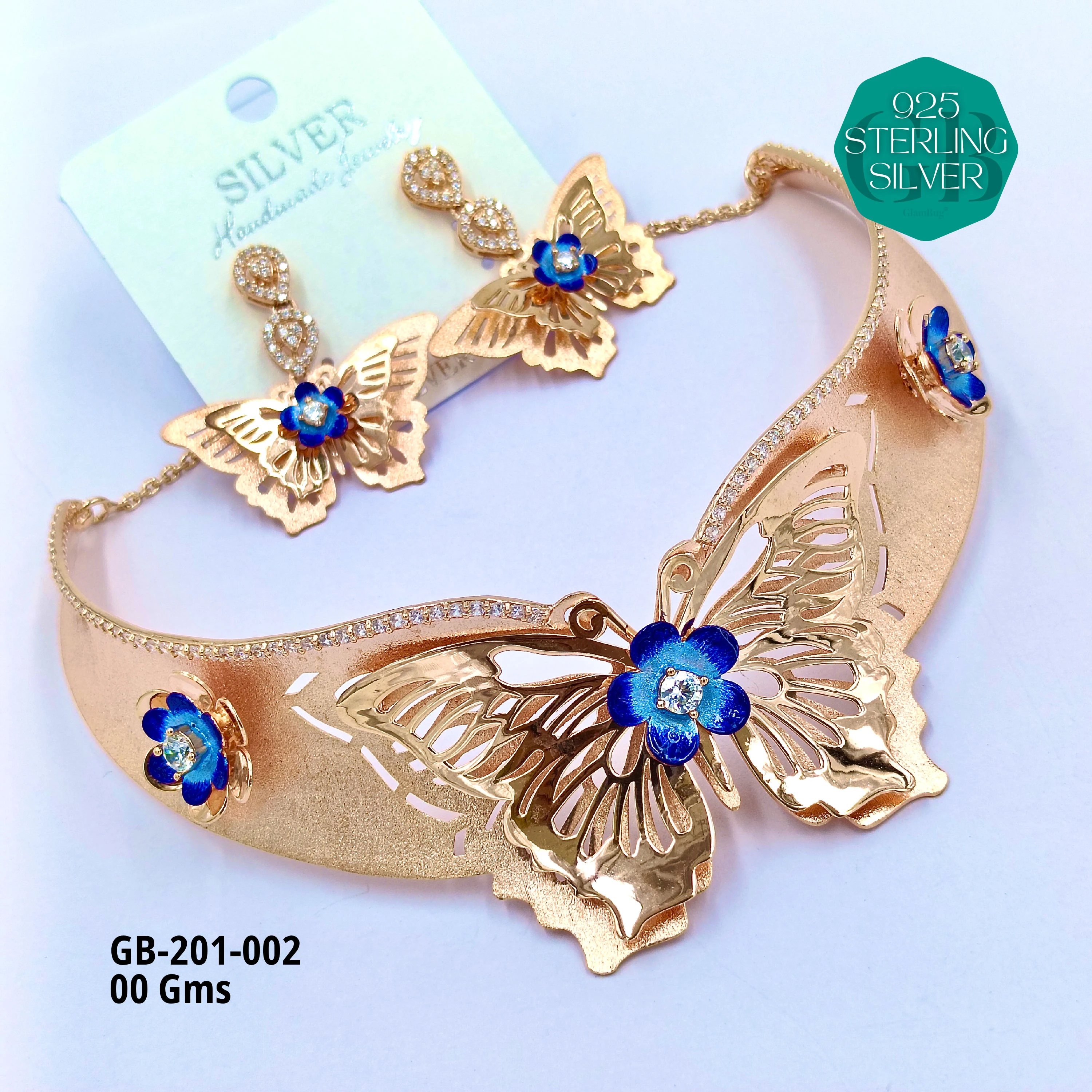 CNC CHOKAR - Premium 925 Silver Jewellery - SKU: GB-201-002 - Hyderabad Silver Importers