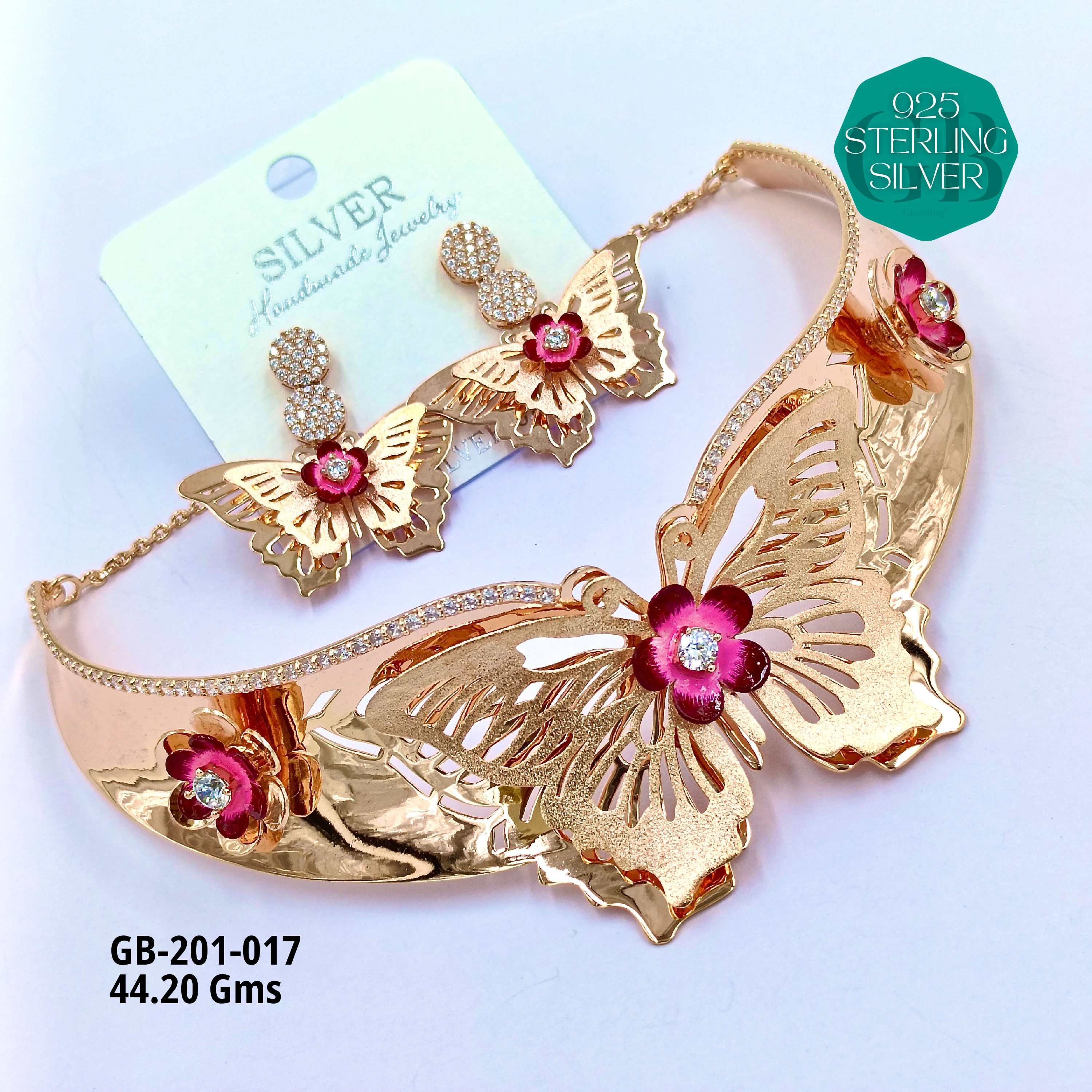 CNC CHOKAR - Premium 925 Silver Jewellery - SKU: GB-201-017 - Hyderabad Silver Importers